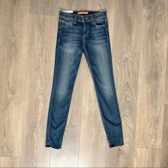 Revolve Joe's Jeans Skinny Jeans Icon Ankle Sonoe Denim dark wash raw hem - Picture 4 of 16